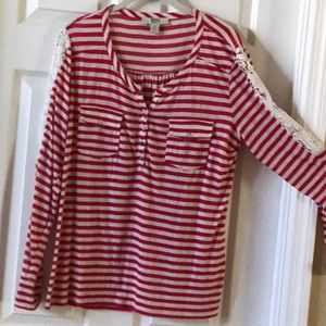 Vintage America Pull over jersey top